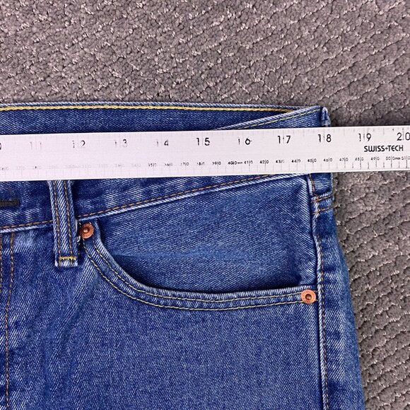 Levi's 505 Jeans Men's 36 x 29 Measures 36 x 28 Regular Fit Straight Leg Blue - Picture 8 of 12